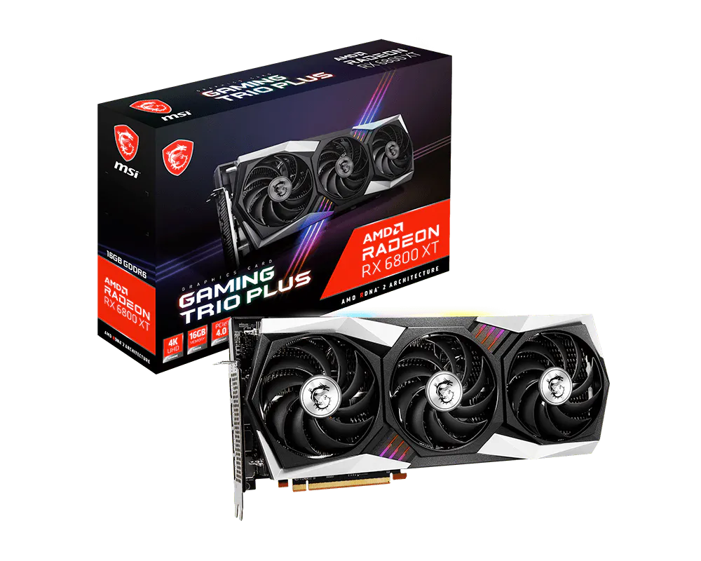 MSI Radeon RX 6800 XT GAMING TRIO PLUS 16G